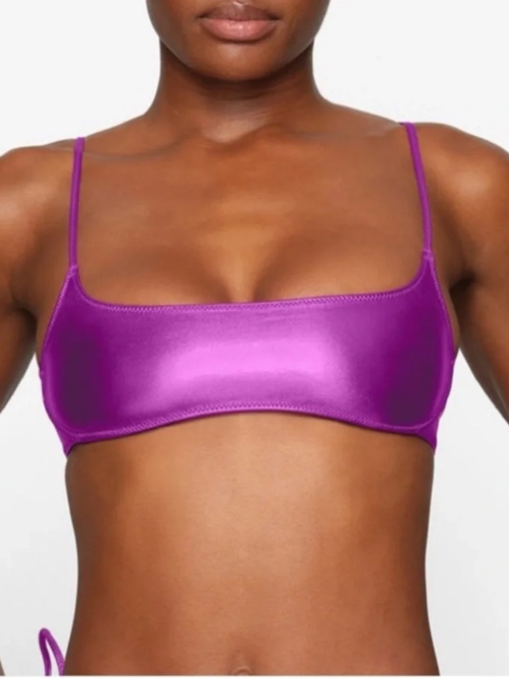 🔥 Metallic Swim Medium NWT DRAGON FRUIT